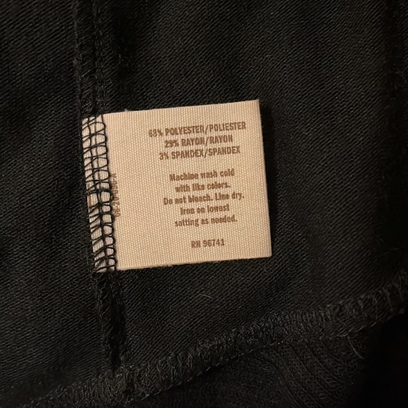 decree black cardigan boho ribbed y2k vest - Picture 5 of 5